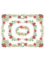 Cotton table cloth - Stella di Natale