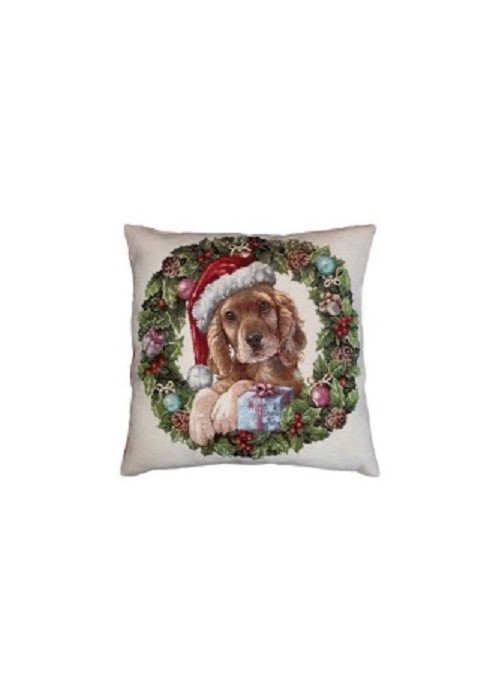 Cuscino bombato quadrato - Cagnolino