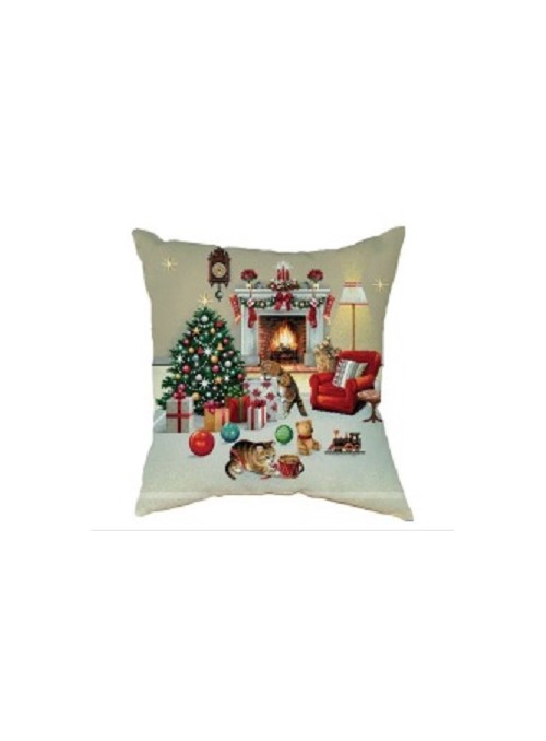 Squared stuffed cushion - Caminetto