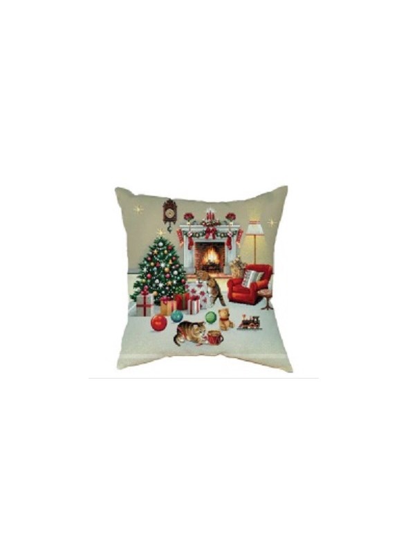 Squared stuffed cushion - Caminetto