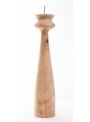 Wooden candlestick