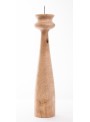 Wooden candlestick