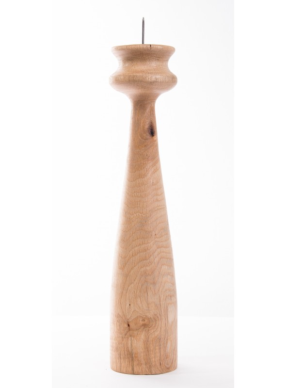 Wooden candlestick