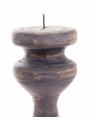 Wooden shabby candlestick