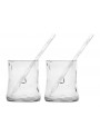 Set 2 bicchieri 40 cl + 2 cannucce 'Aperol'