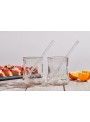 Set 2 bicchieri 40 cl + 2 cannucce 'Aperol'
